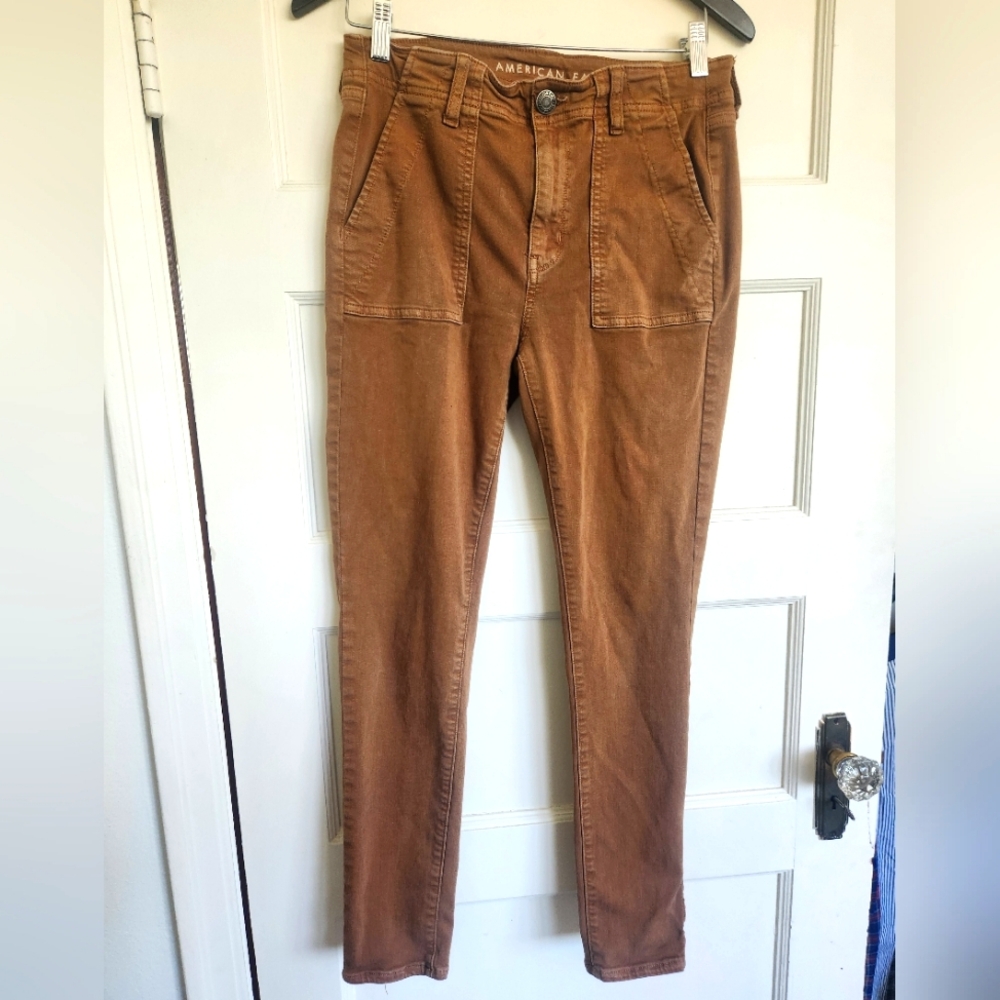 American Eagle High Rise Jeggings Next Level Stretch Size 10